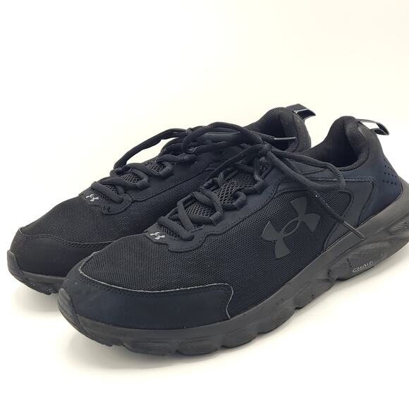 Under Armour Charged Assert 9 Athletic Running Black men's size 12 - Picture 1 of 9